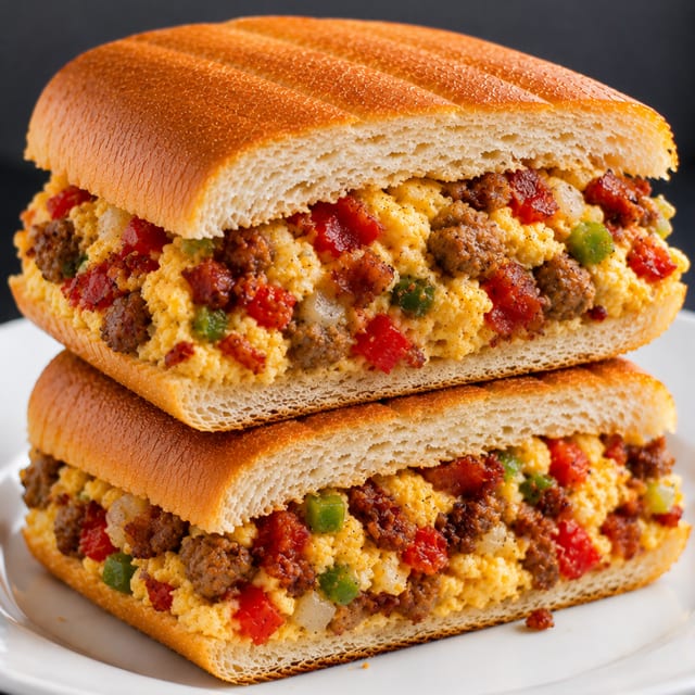 El Mambo Breakfast Sandwich.