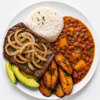 Palomilla Steak W/  Sides