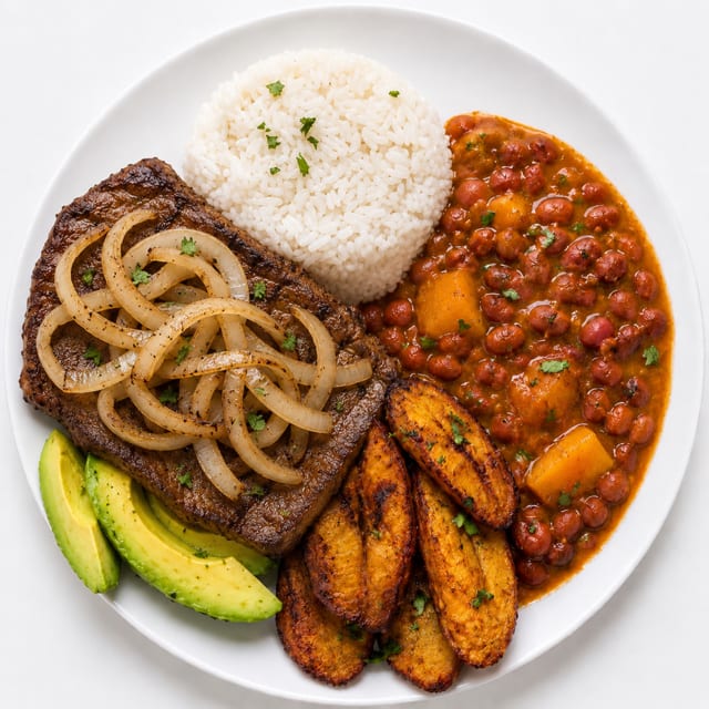 Palomilla Steak with 2 Sides.