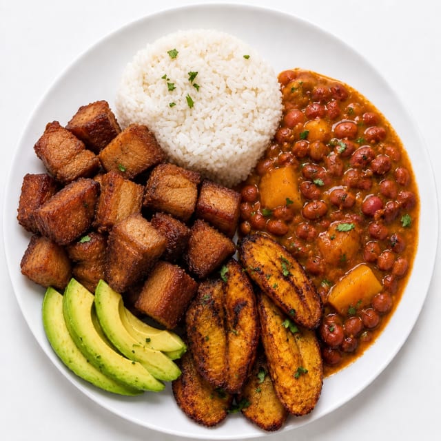 Carne Frita with 2 Sides.