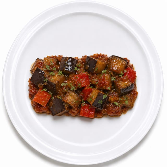 Stew Eggplant Side.