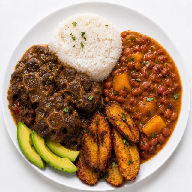 Stew Oxtail with 2 Sides.