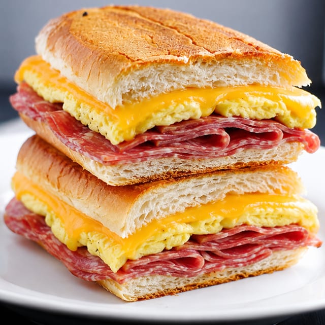 Salami Egg & Cheese.