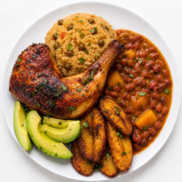 Chicken with Guandule Rice.