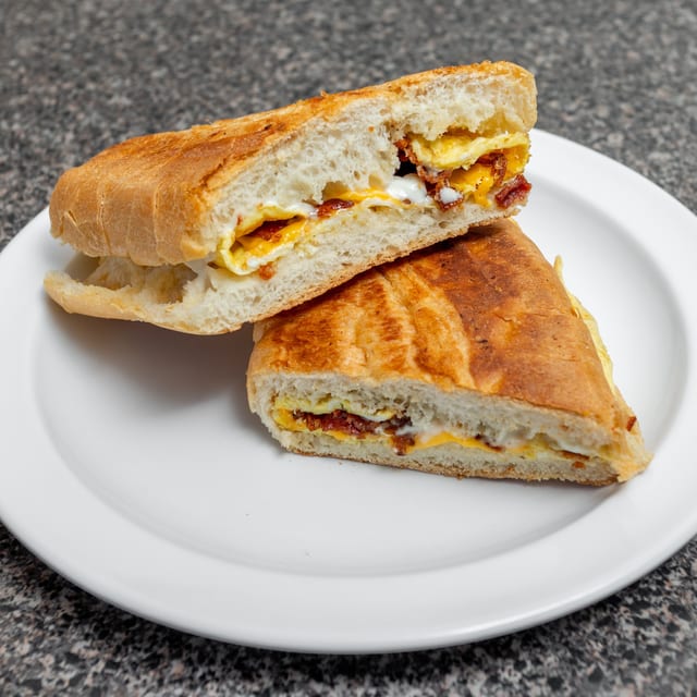Bacon, Egg & Cheese Sandwich.