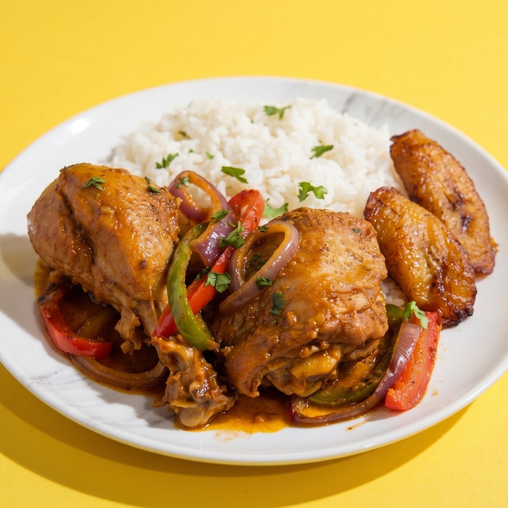 Chicken Stew with 2 Sides.